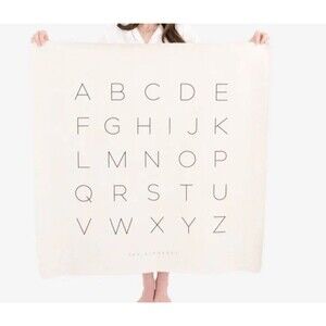 Gathre ALPHABET High Chair Mat Play Mat 38" x 38" Wall Hanging Poster
